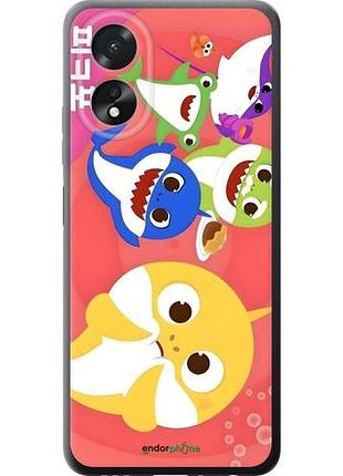 Чехол на oppo a38 4g бейби шаркс оппо а38 4г