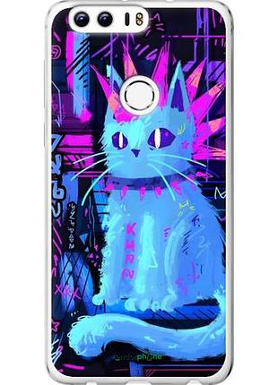 Чехол на huawei honor 8 кот панк хуавей хонор 8