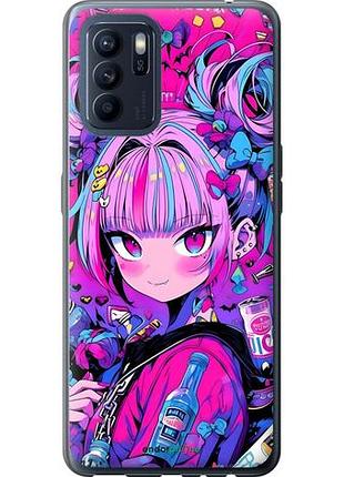 Чехол на oppo reno6 z аниме милаха оппо рено6 зет