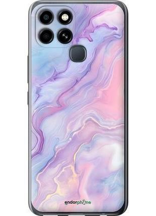 Чехол на infinix smart 6 нежный мрамор инфикс смарт 6