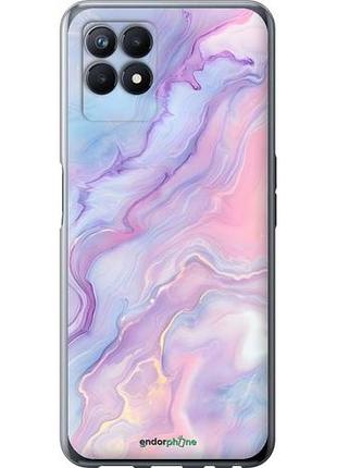 Чехол на realme narzo 50 нежный мрамор риалми нарзо 50