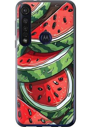 Чехол на motorola g8 plus арбуз моторола г8 плюс