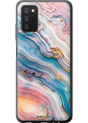 Чехол на samsung galaxy a03s a037f мрамор красивый самсунг а03с а037ф