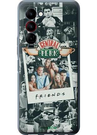 Чехол на tecno camon 18 premier друзья friends текно камон 18 примъер