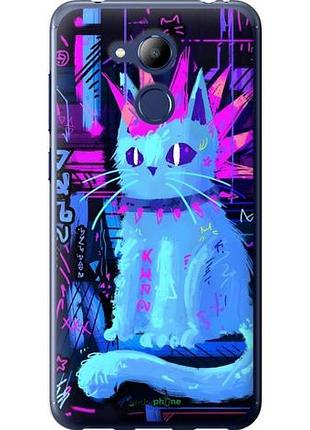 Чехол на huawei honor 6c pro кот панк хуавей хонор 6с про