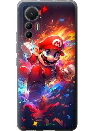 Чехол на xiaomi 12 lite супер марио сяоми 12 лайт