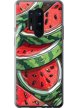 Чехол на oneplus 8 pro арбуз 1+ 8 про