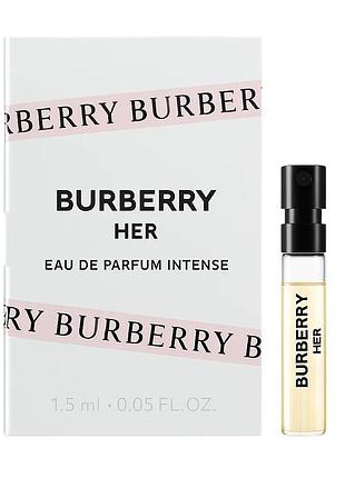 Пробник burberry her eau de parfum intense