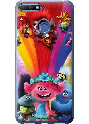 Чехол на huawei honor 7a pro троли