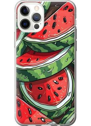 Чехол на iphone 12 pro арбуз айфон 12 про