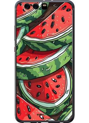 Чехол на huawei p10 plus арбуз хуавей п10 плюс