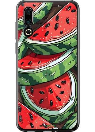 Чехол на meizu 16s арбуз мейзу 16с