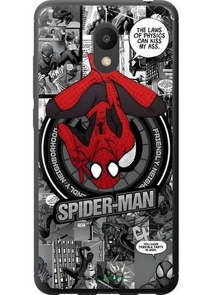 Чехол на meizu m6 человек паук, spiderman мейзу м6