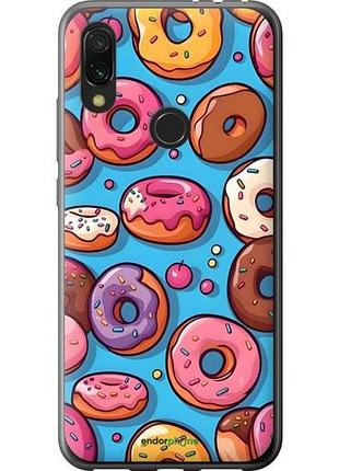 Чехол на xiaomi redmi 7 пончики сяоми редми 7