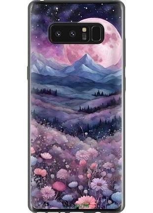 Чехол на samsung galaxy note 8 ночь луна арт самсунг ноут 8