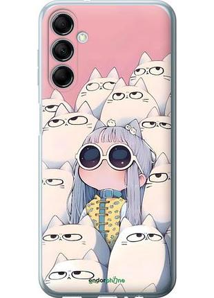 Чохол на samsung galaxy m14 m146b малюк з котами