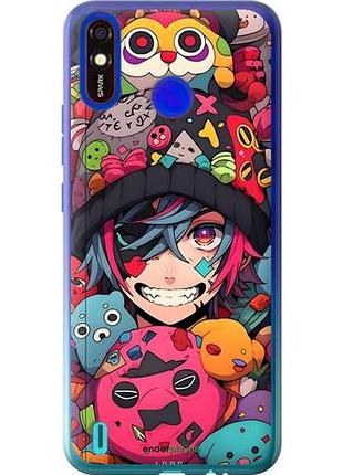 Чохол на tecno spark 4 lite аніме хлопець