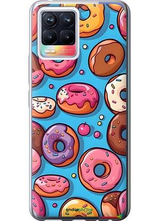 Чехол на realme 8 пончики риалми 8