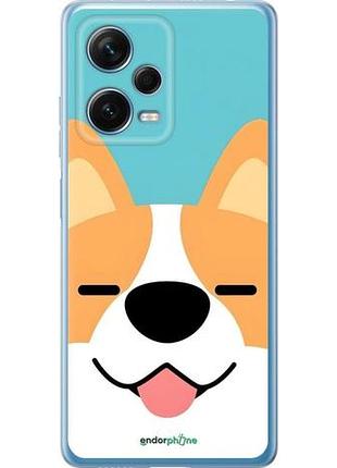 Чехол на xiaomi redmi note 12 pro+ 5g забавный корги сяоми редми ноут 12 про+ 5г