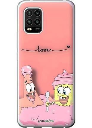 Чехол на xiaomi mi 10 lite спанч боб, sponge bob сяоми ми 10 лайт