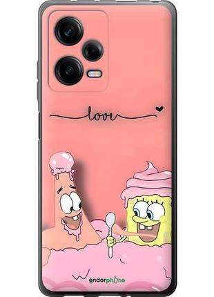 Чехол на xiaomi redmi note 12 pro 5g спанч боб, sponge bob сяоми редми ноут 12 про 5г