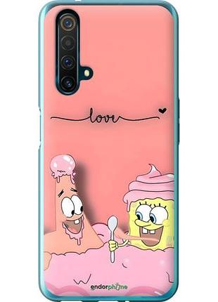 Чехол на realme x50 спанч боб, sponge bob риалми х50