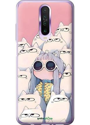 Чохол на xiaomi redmi k30 малятко з котами