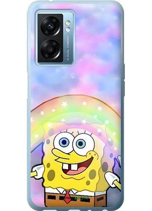 Чехол на oppo a77 5g спанч боб, sponge bob оппо а77 5г
