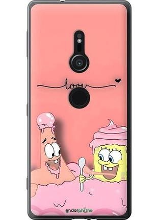 Чехол на sony xperia xz2 h8266 спанч боб, sponge bob сони эксперия хз2 х8266