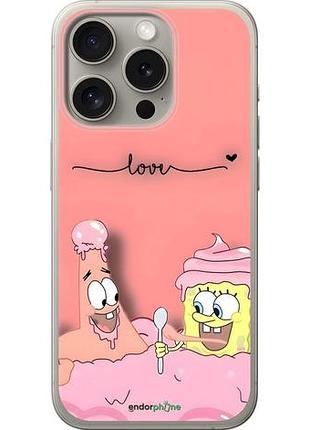 Чехол на iphone 15 pro спанч боб, sponge bob айфон 15 про