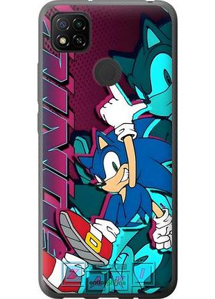 Чехол на xiaomi redmi 9c соник sonic сяоми редми 9с