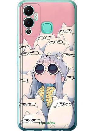 Чохол на infinix hot 12 play малюка з котами