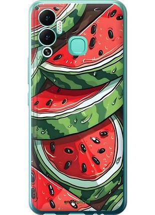 Чехол на infinix hot 12 play арбуз инфикс хот 12 плей