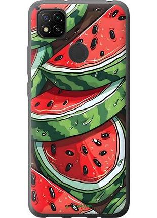 Чехол на xiaomi redmi 9c арбуз сяоми редми 9с