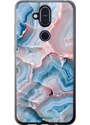 Чехол на nokia 8.1 мрамор