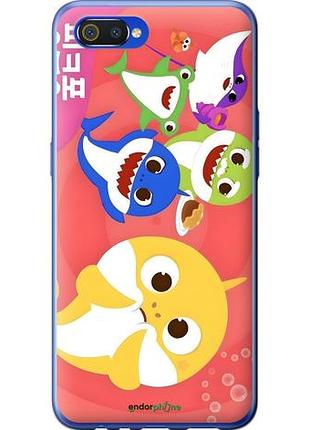 Чехол на realme c2 бейби шаркс риалми с2