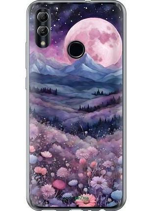 Чехол на huawei honor 10 lite ночь луна арт хуавей хонор 10 лайт