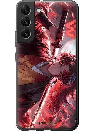 Чехол на samsung galaxy s22 plus аниме самурай самсунг с22 плюс