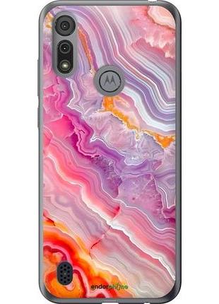 Чехол на motorola e6i мрамор 2