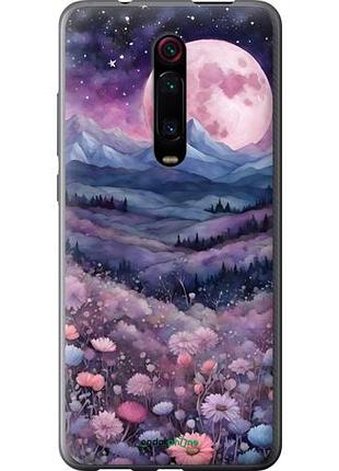 Чехол на xiaomi redmi k20 ночь луна арт сяоми редми к20