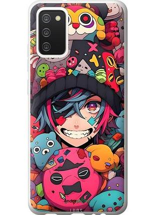 Чехол на samsung galaxy a02s a025f аниме парень самсунг а02с а025ф