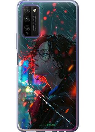 Чехол на huawei honor 30 lite ночные огни "6096u-2074-10746"