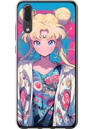 Чохол на huawei p20 сейлор мун 2