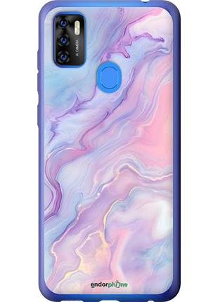 Чехол на zte blade a7s 2020 нежный мрамор зте блейд а7с 2020