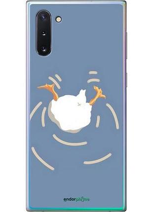 Чехол на samsung galaxy note 10 смешная утка, гусь самсунг ноут 10