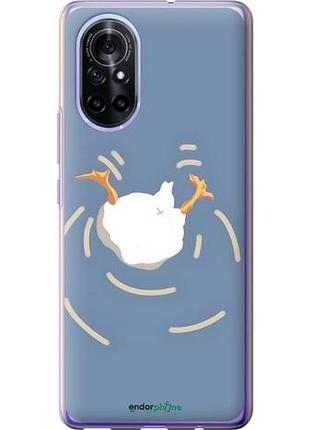 Чехол на huawei nova 8 смешная утка, гусь хуавей нова 8
