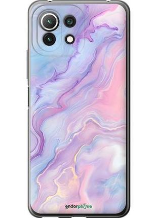 Чохол на xiaomi mi 11 lite ніжний мармур