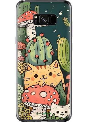 Чохол на samsung galaxy s8 plus коти гриби