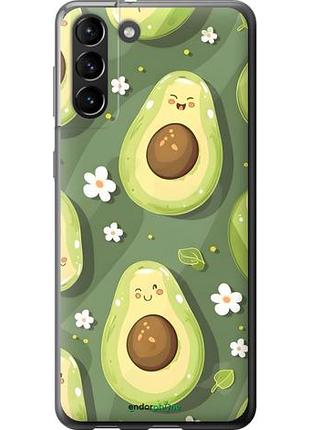 Чехол на samsung galaxy s21 plus авокадо