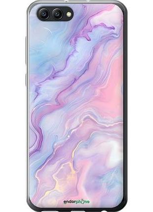 Чехол на huawei honor v10 / view 10 нежный мрамор хуавей хонор в10 / вью 10